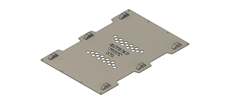 Pro welding skid quick-disconnect mounting plate