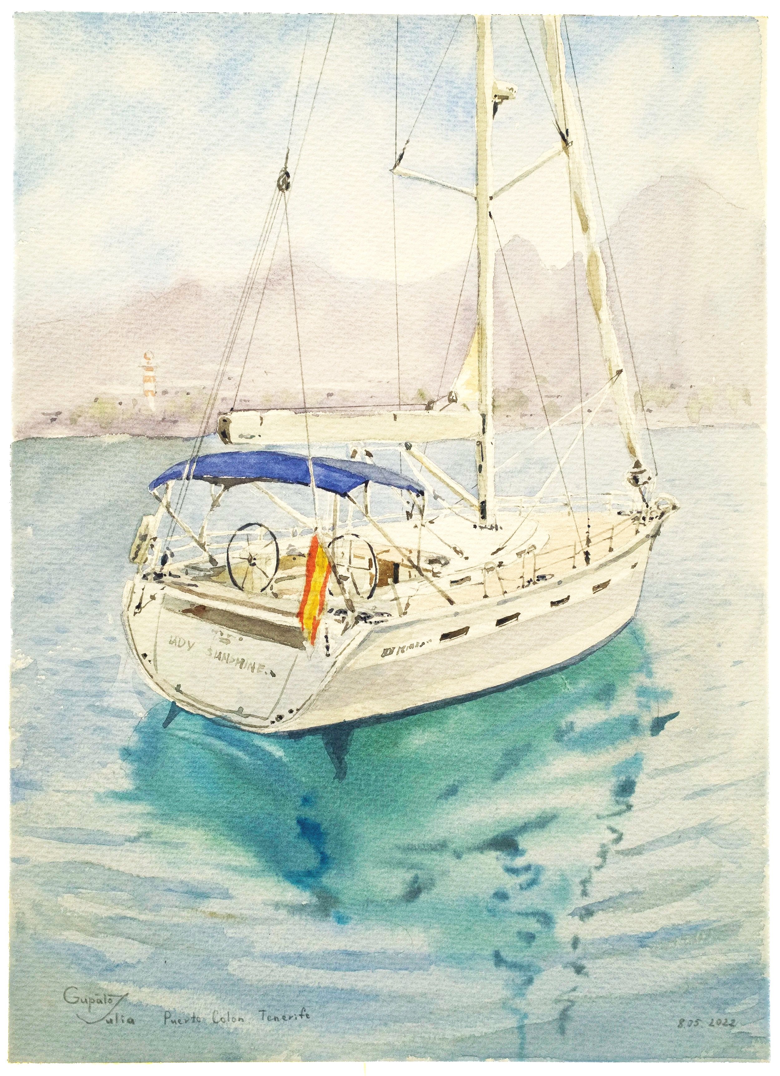 "El puerto de Colón" 2022
38x28 cm
PRECIO: 140€