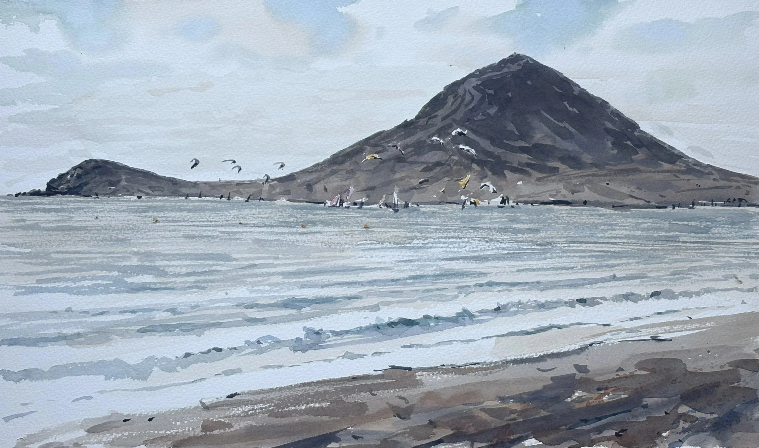 "El Médano" 2025
25X45cm
Acuarela sobre papel
PRECIO: €280