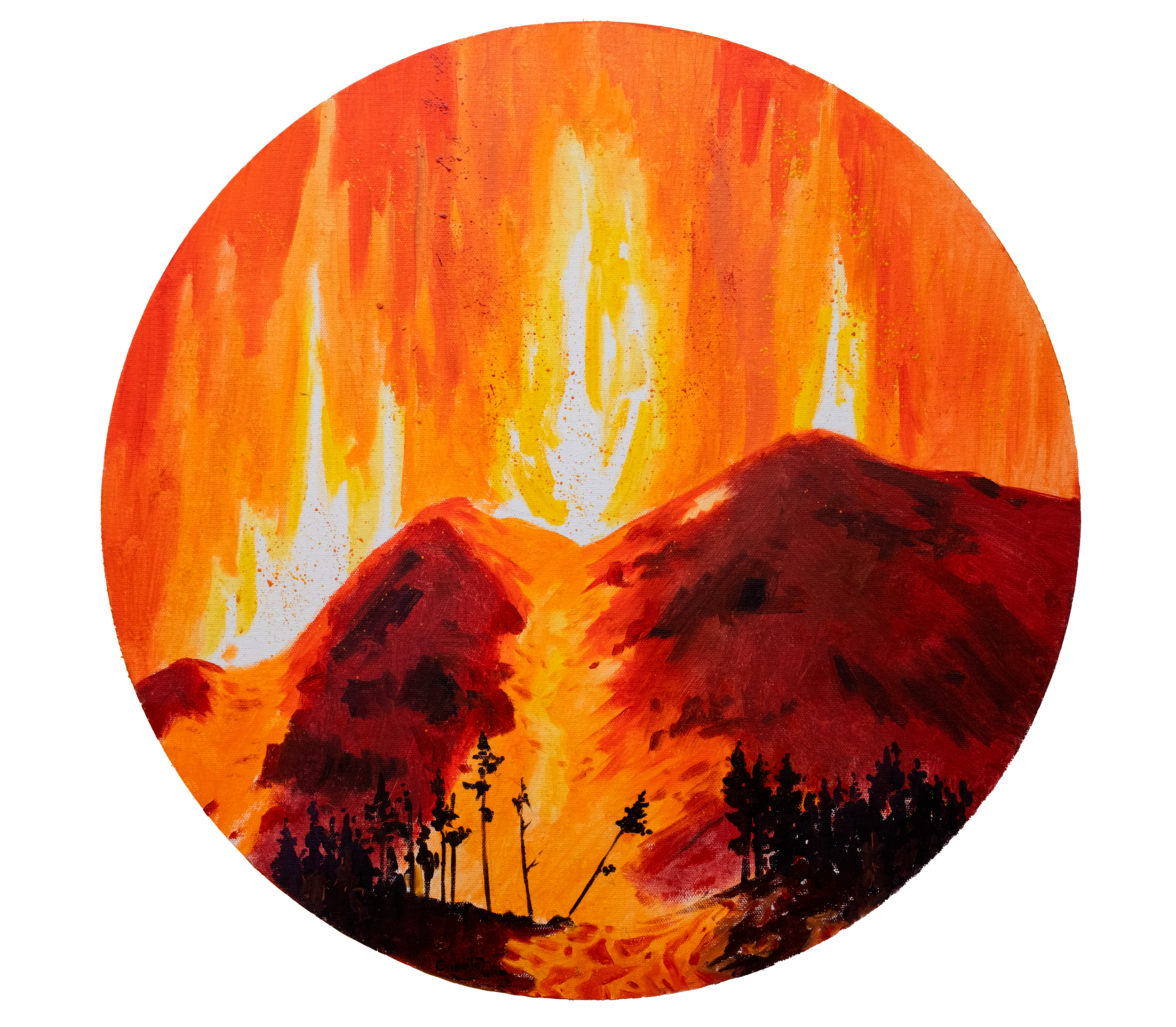 "Lava del volcán" 2023
X50 cm
PRECIO: 280€