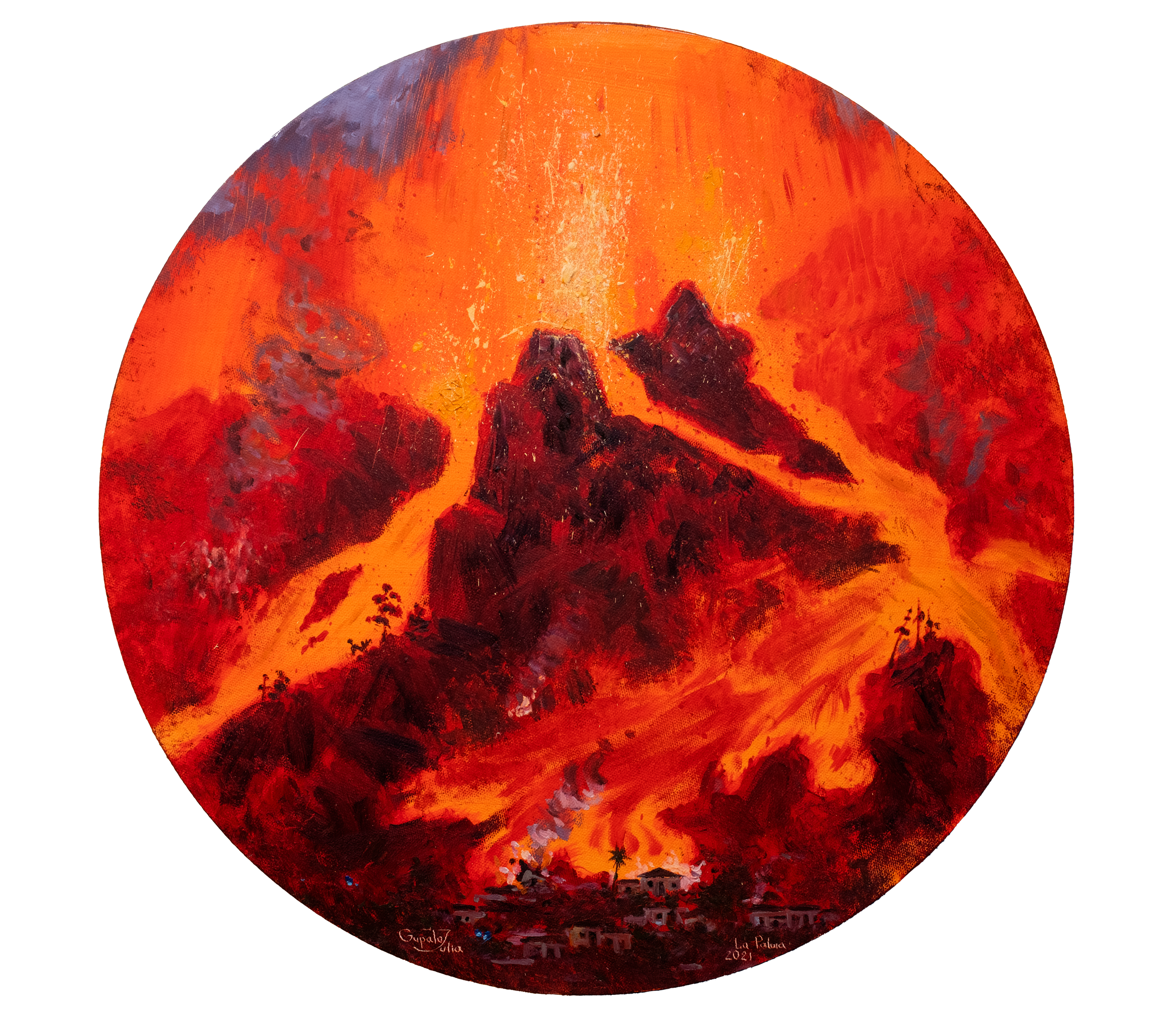 "Tragedia del volcán" 2021
X50 cm
PRECIO: 300€