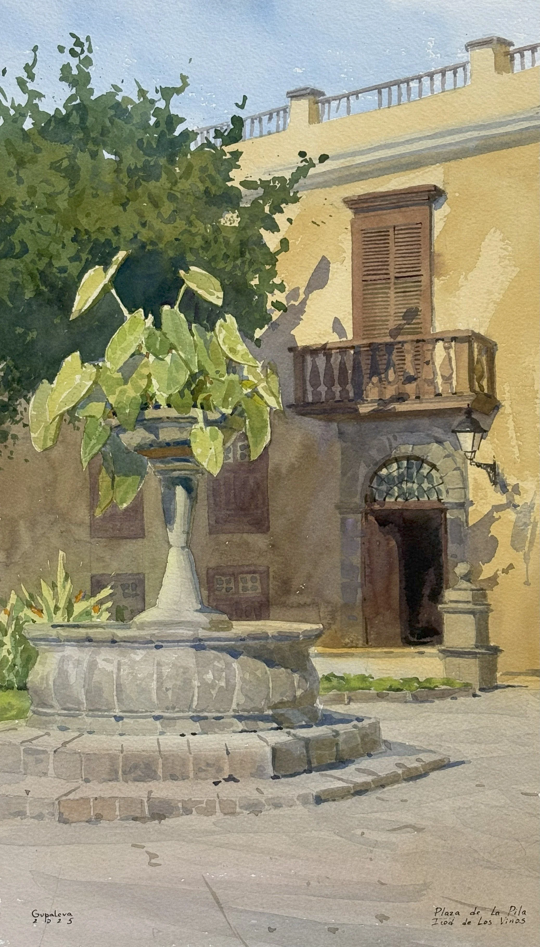 "La plaza de La Pila" 2025
25x42cm
PRECIO: 470€
