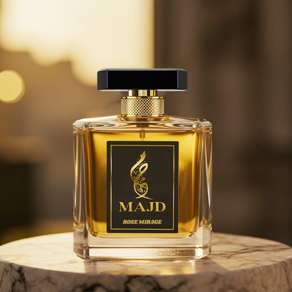 🌹✨ ROSE MIRAGE ✨🌹
Inspired by Oud Ispahan 💛

Unisex. Bold. Captivating.
Perfect for date nights &amp; evenings when you want to be unforgettable. 🌙

#MajdPerfumery #RoseMirage #UnisexFragrance #InspiredByOudIspahan #LuxuryPerfume #LuxuryFragrance