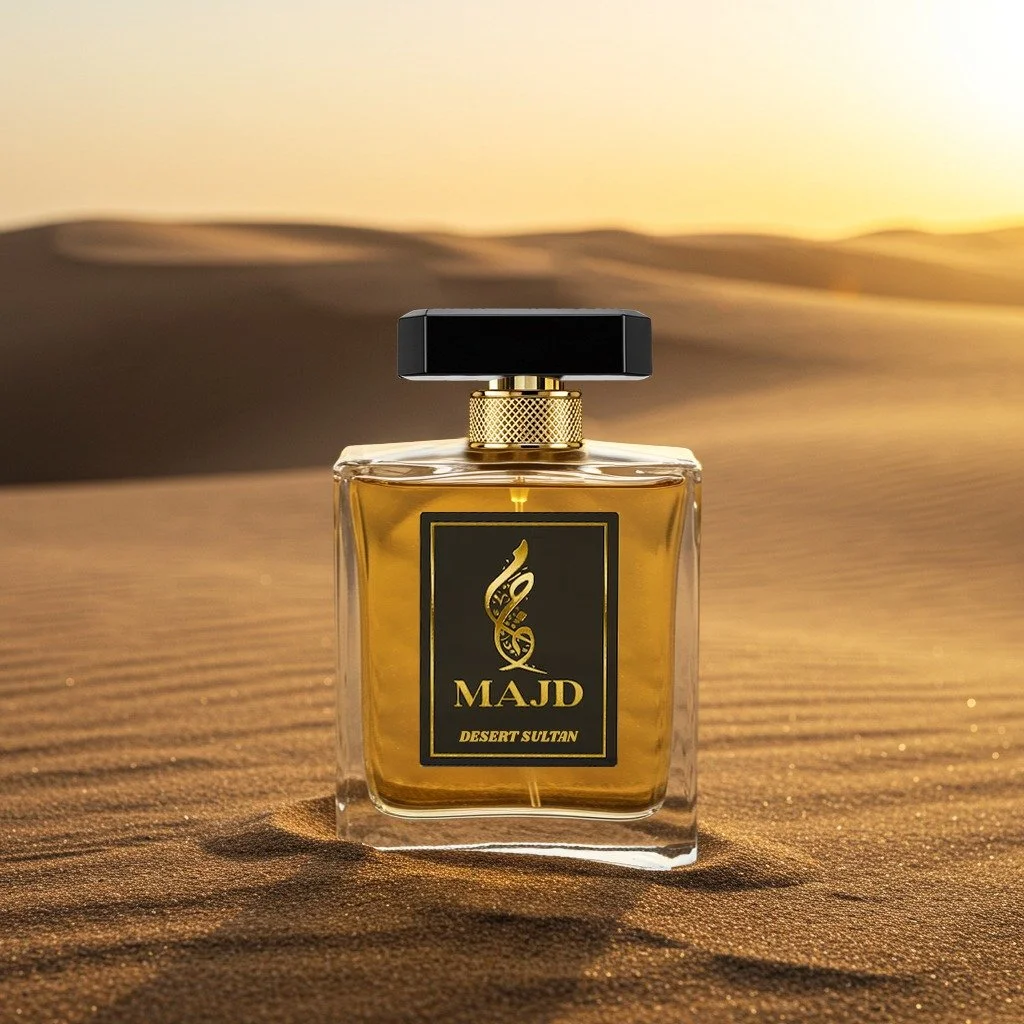✨🌙 DESERT SULTAN 🌙✨
Where the desert sun kisses the horizon, a legend awakens.
Fresh lavender and grapefruit ignite the senses, before surrendering to the power of leather, tobacco, and spice.
At its core lies the majesty of oud, amber, and vetiver