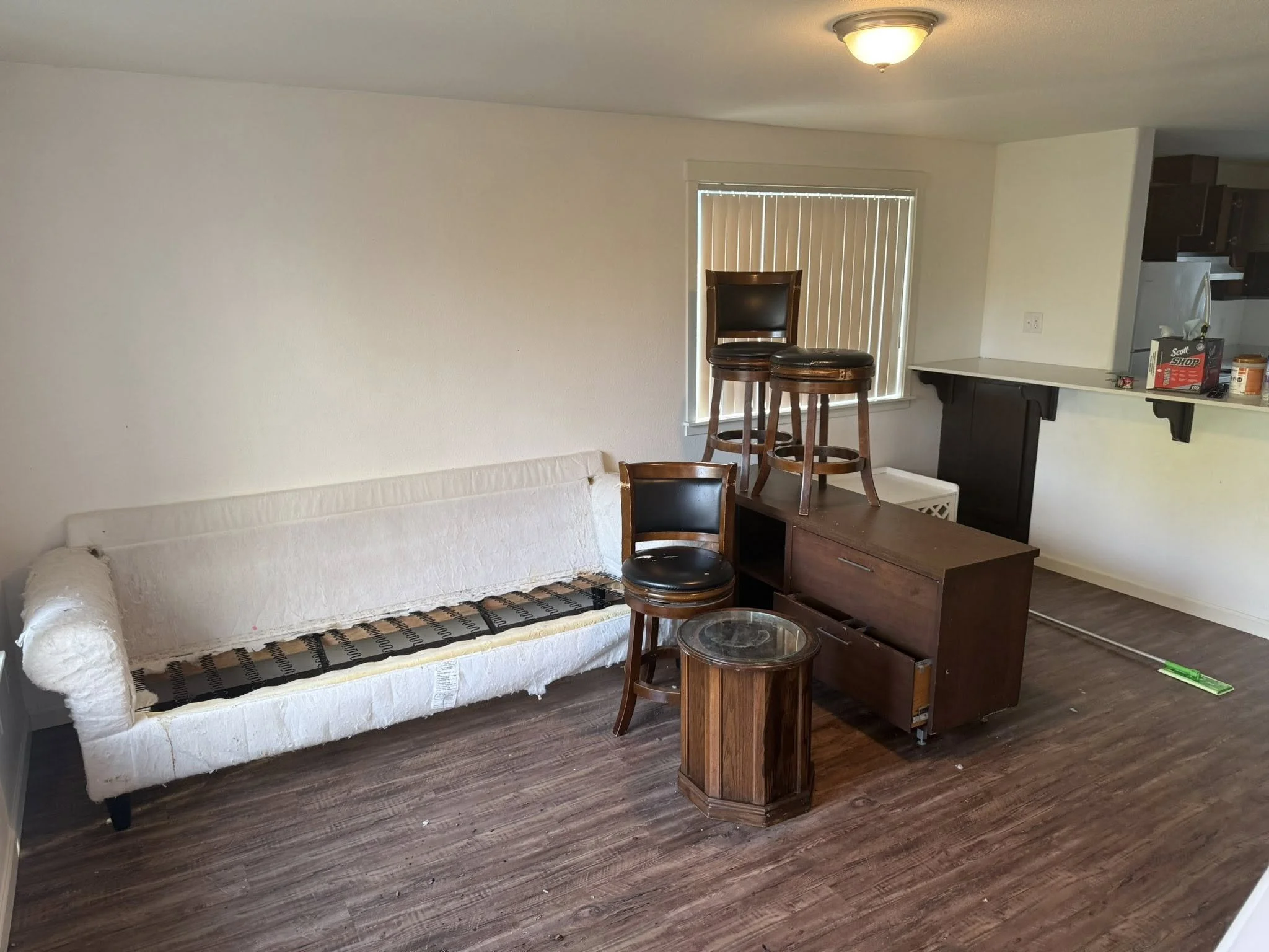 Furniture left behind in an apartment McMinnville, OR.