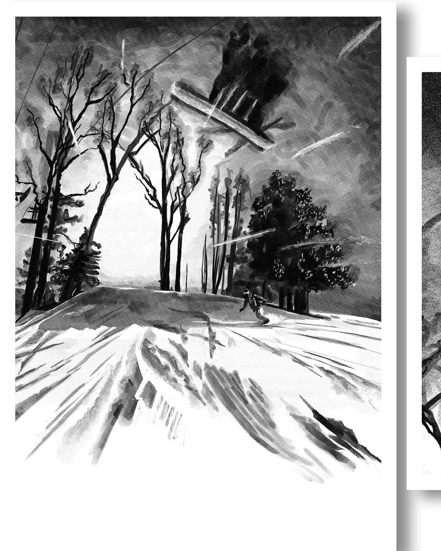 Snowboarding Scenes #6 🏂☺️

Reference imagery by @jakeekum 🎥

#sketch #snowboarding #digitalart #remarkablepaper #remarkabletablet #snowboardingscenes