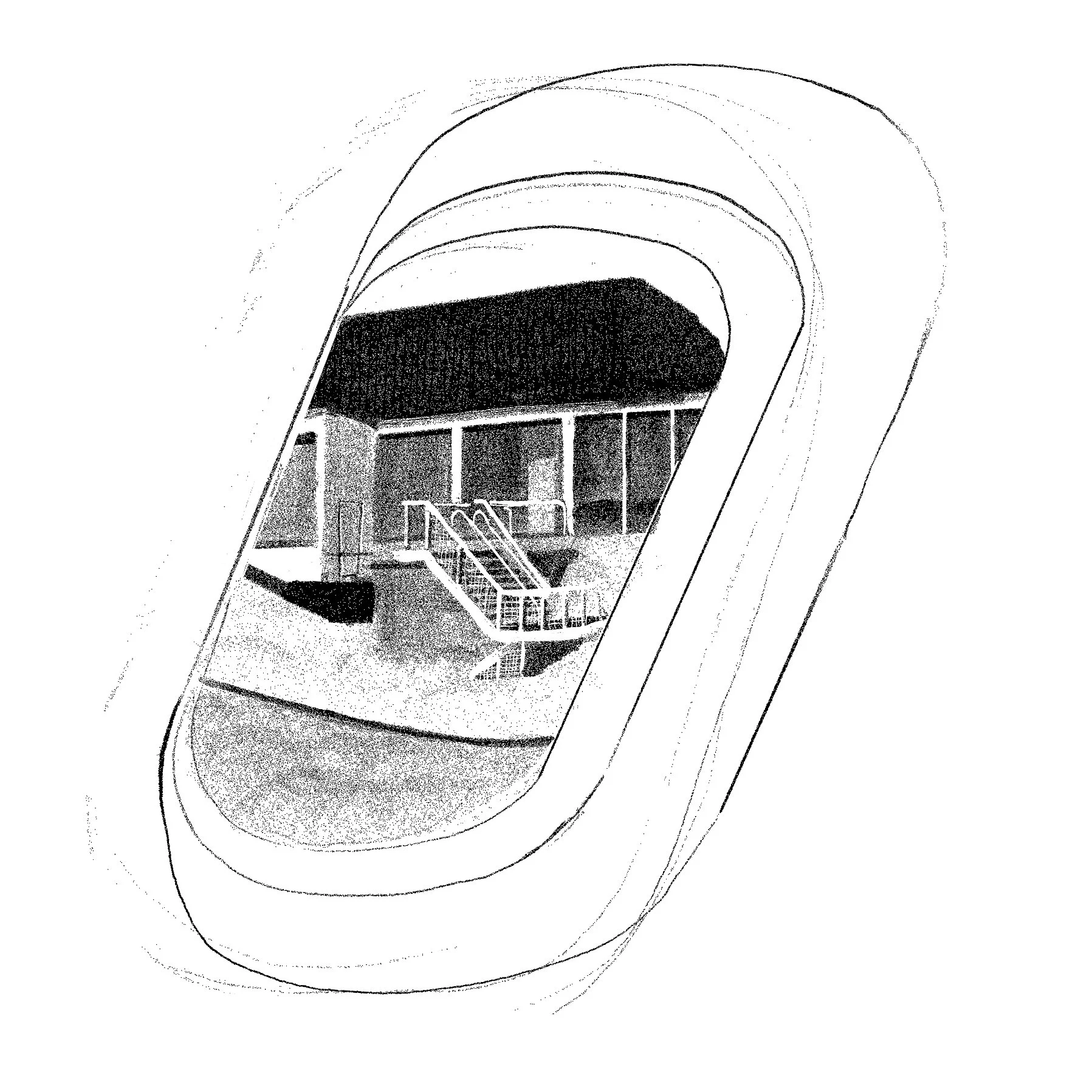 Airport Scenes: ORD, Stairs by the Tarmac