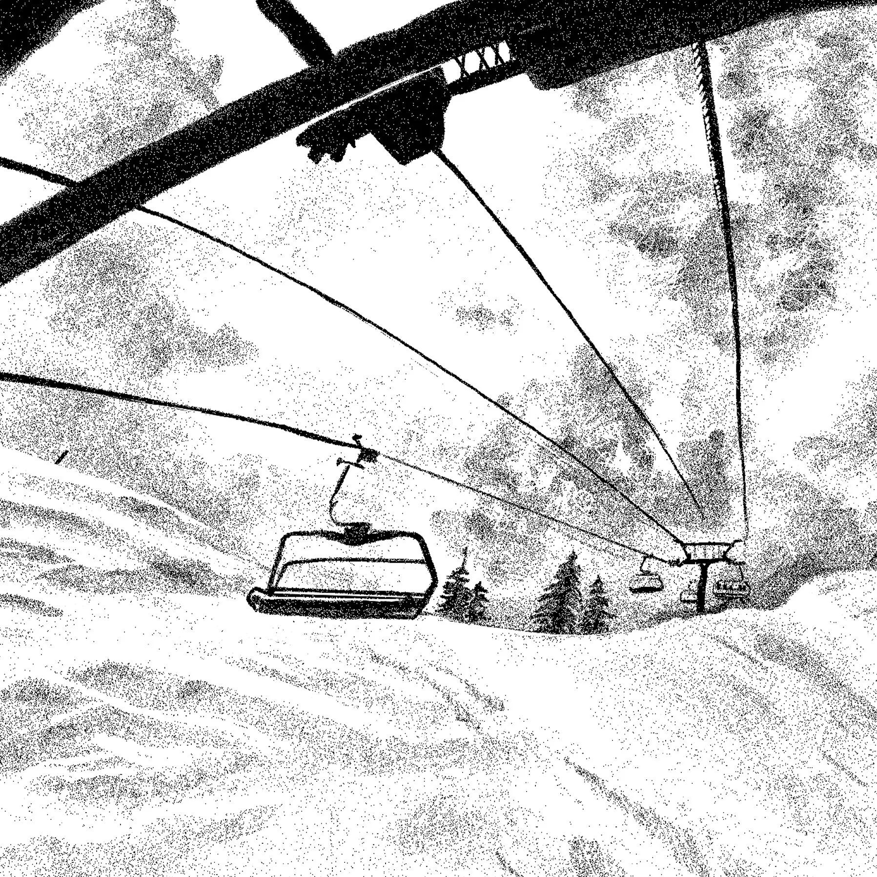 Snowboarding Scenes: Palisades Chairlift