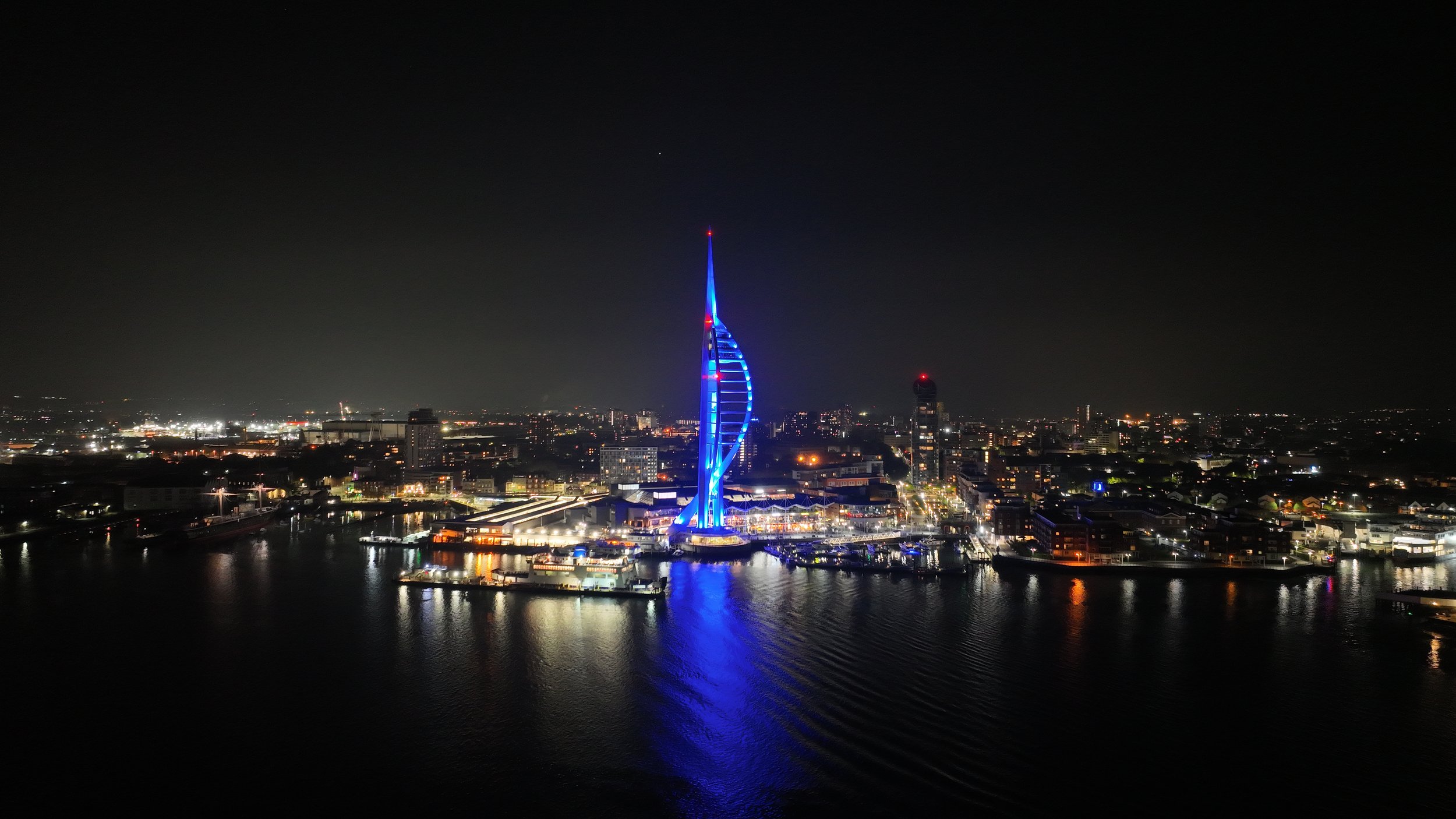 Spinnaker Tower – The Blue Sail of Portsmouth Illuminated.jpg