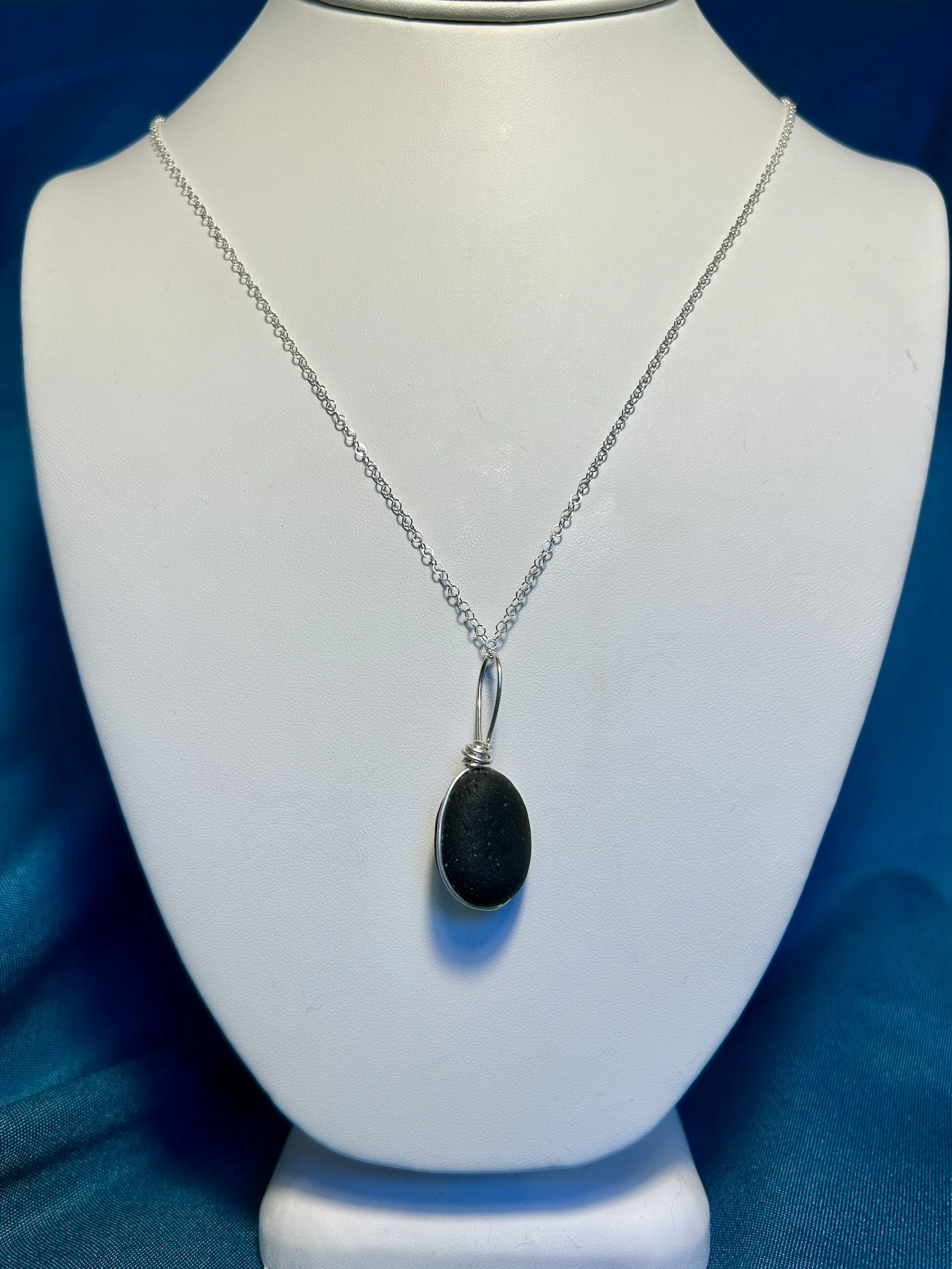 Olive Pirate Glass Pendant 2