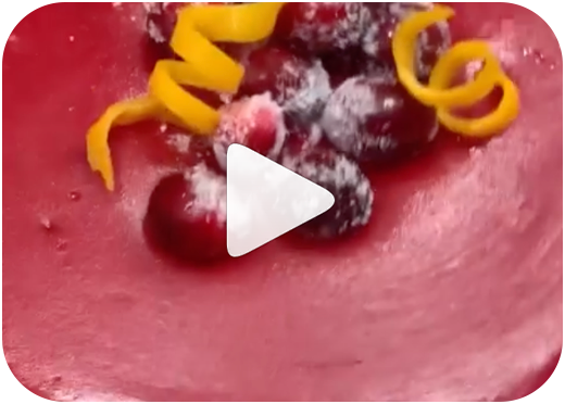 Anyday recipe videos content creation cranberry curd tart in microwave