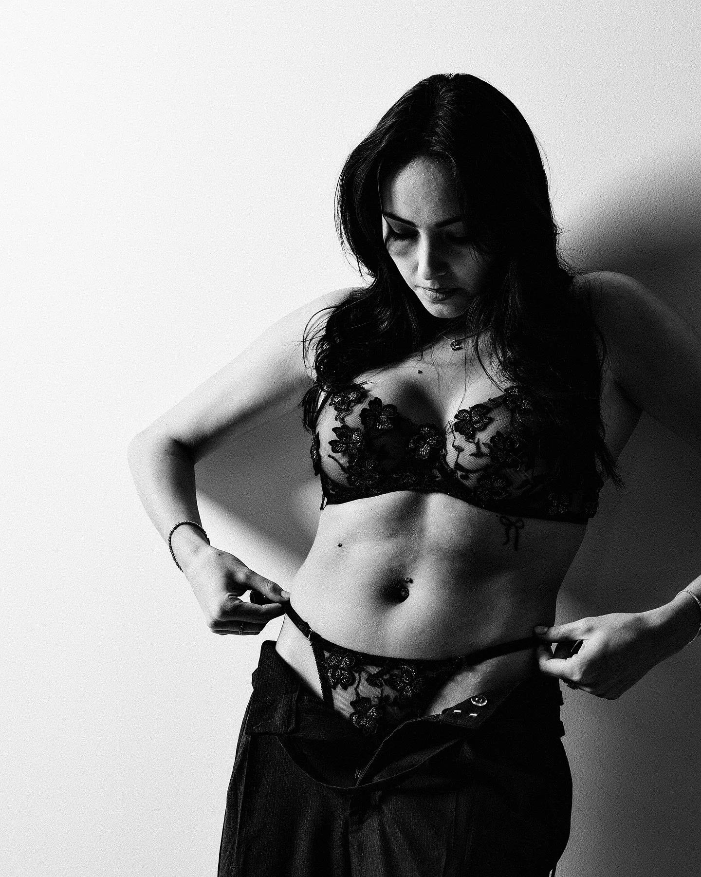 B&amp;W and studio photography mix well ;)

Brand: @petalane.ch 
Model: @masha.dnm 
Makeup: @__glamchemy 
Photographers: Severin &amp; Janick