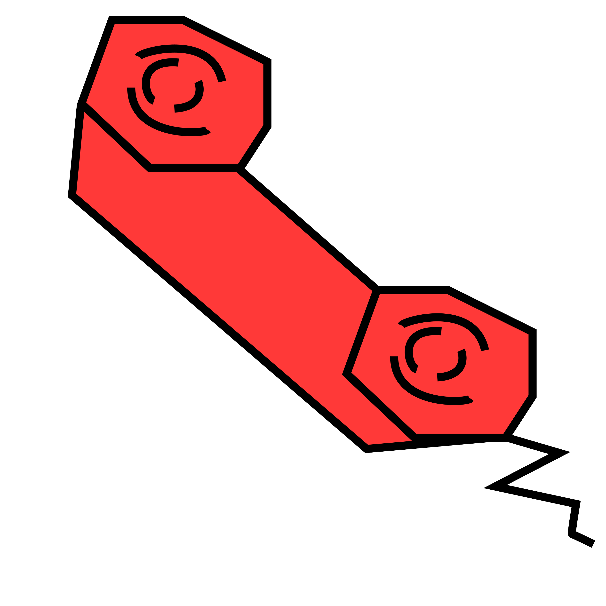 Ein rotes Telefon