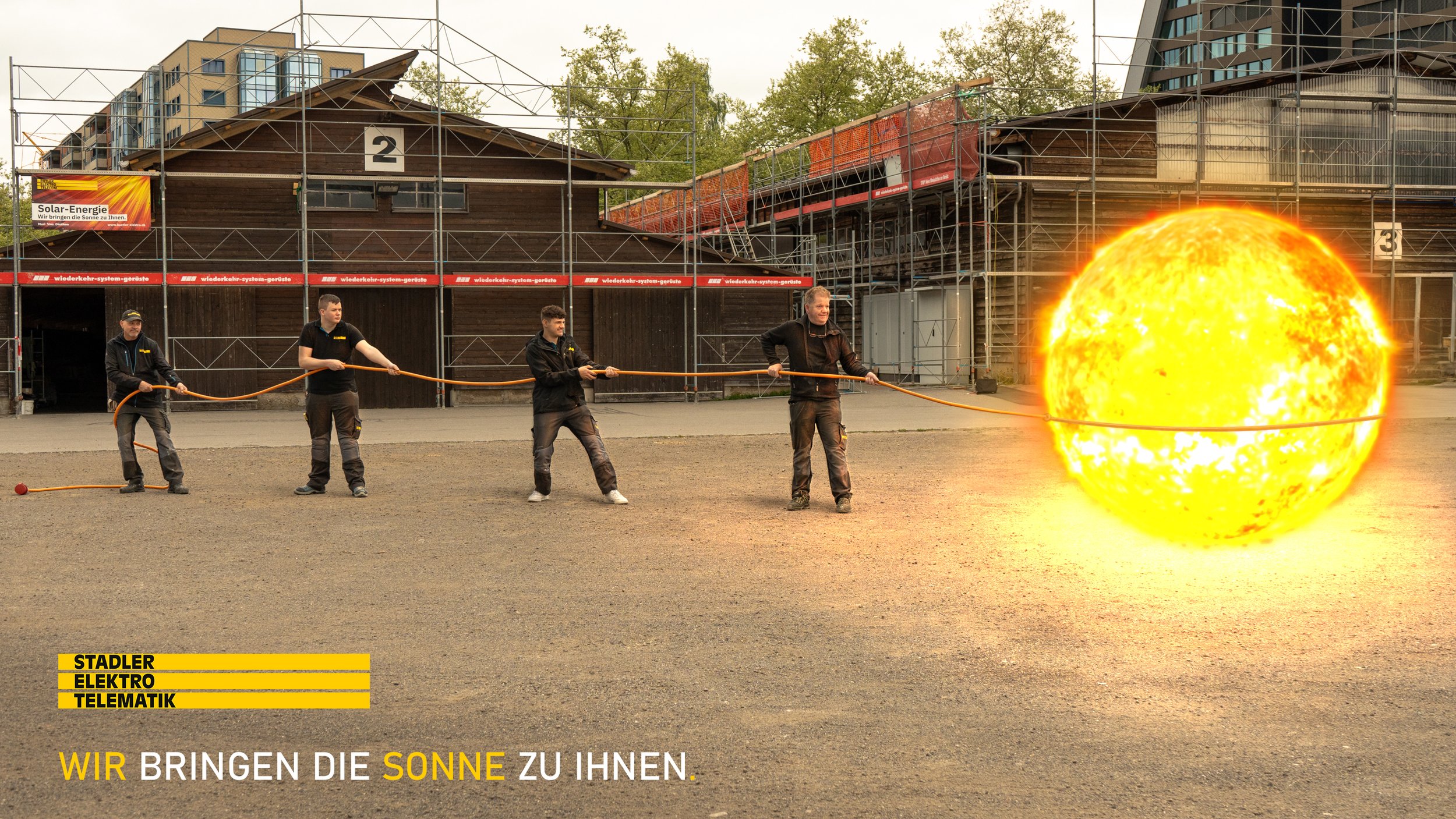 In diesem Projekt für die Stadler AG habe ich mithilfe von Photoshop die Kraft der Sonne visuell eingefangen. Ich habe die Energie der Sonne symbolisch hervorgehoben und dargestellt, wie Stadler AG diese nutzt, um nachhaltigen Strom zu erzeugen. Der 