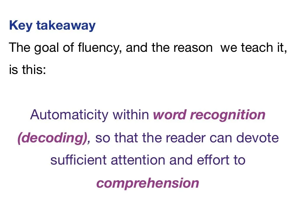 Fluency (WHY)