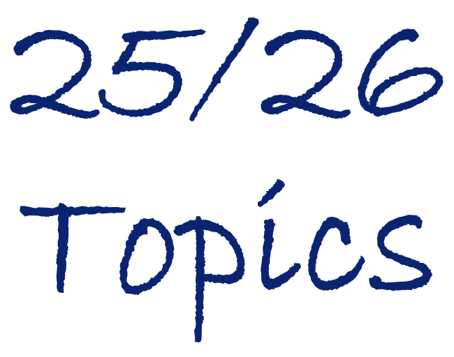 Literacy Loop 25/26 Topics