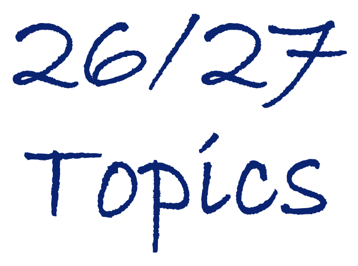 Literacy Loop 26/27 Topics