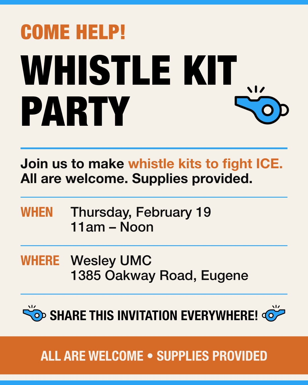 Whistle Kit Party
