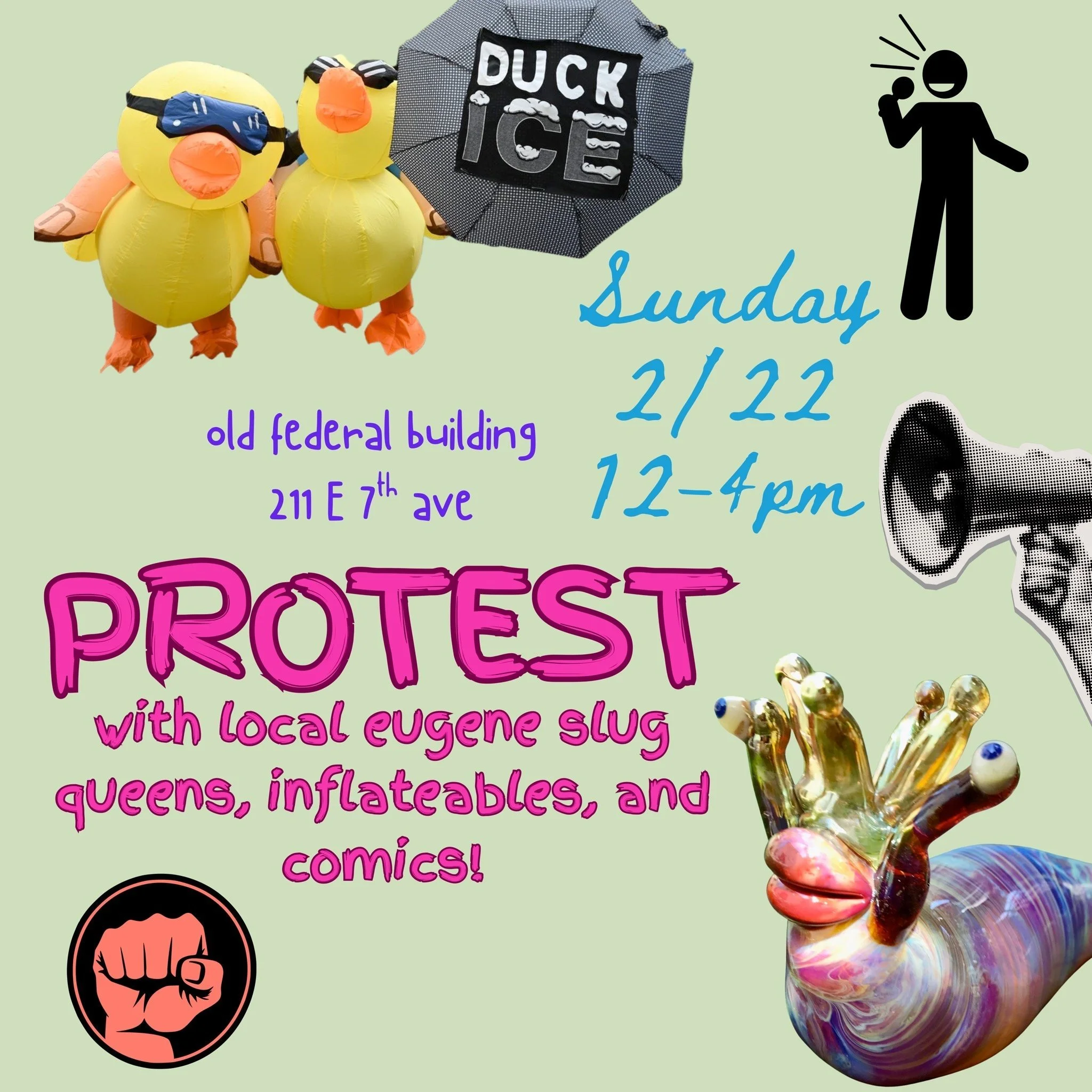 Duck Ice Protest