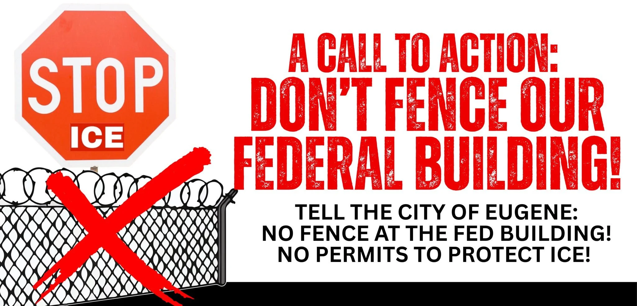 Tell City of Eugene not to Fence the Federal Building