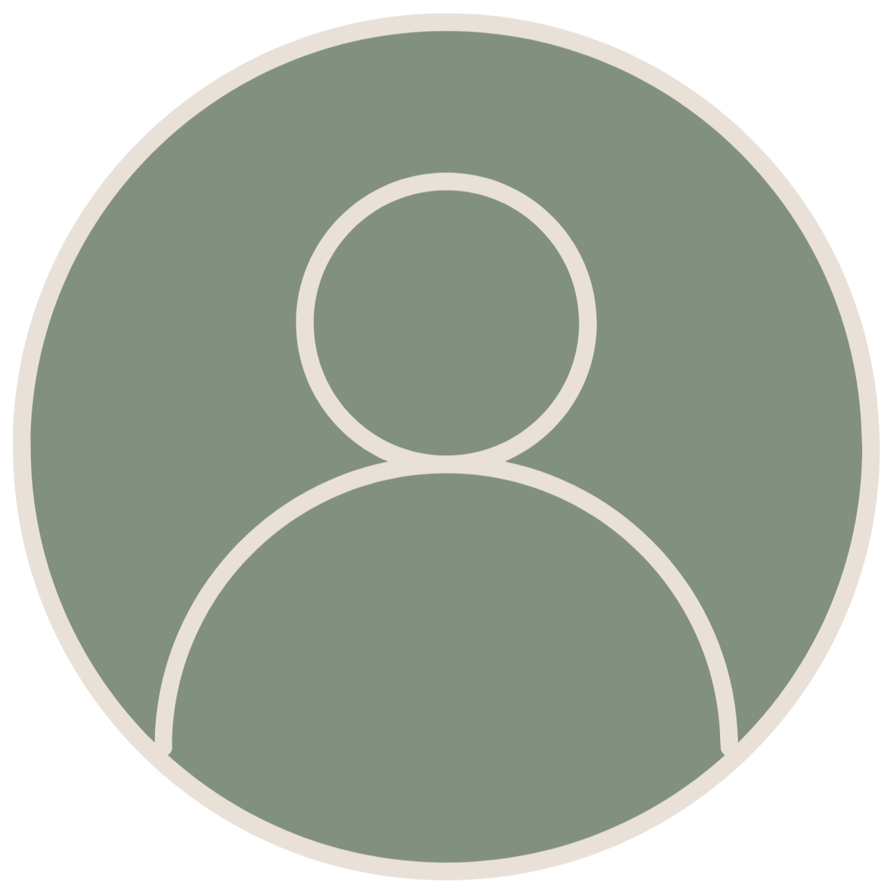 Placeholder profile icon with a grey circle and a smaller circle representing a person, outlined in white.