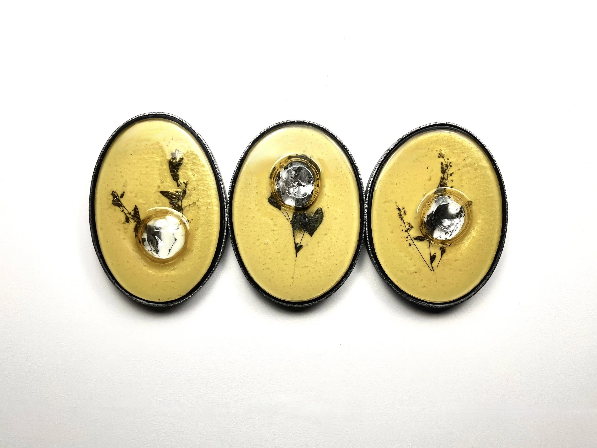 Trio of Amber Cameos