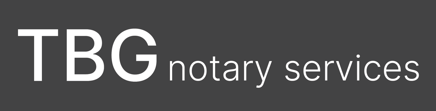 TBG Notary Services