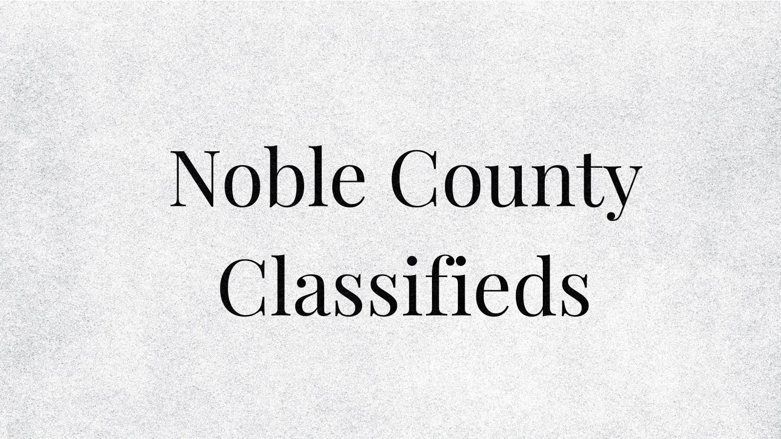 Noble County Recorder