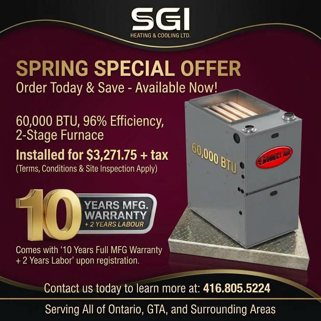 60,000K Btu 96% Efficiency - 2 Stage Furnace - ( INSTALLED PRICE )