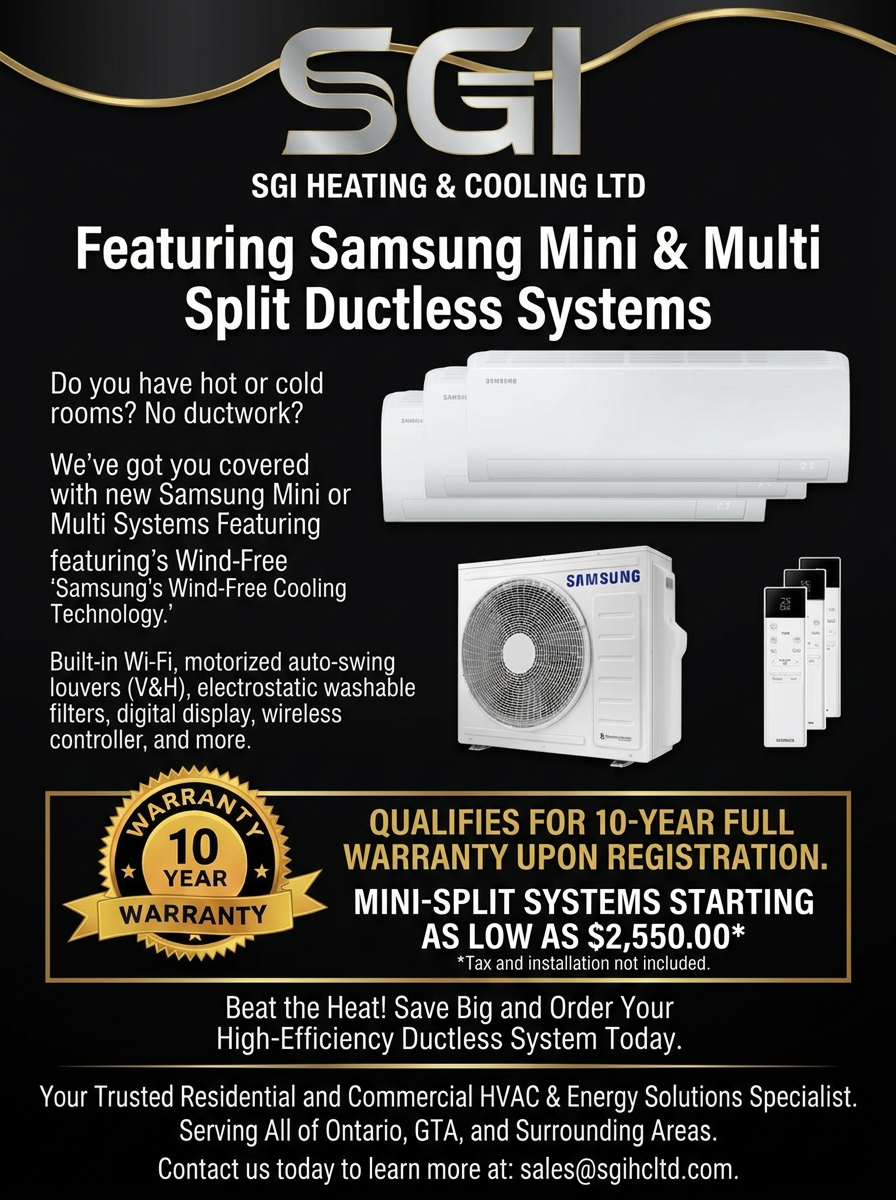 Samsung Ductless Units