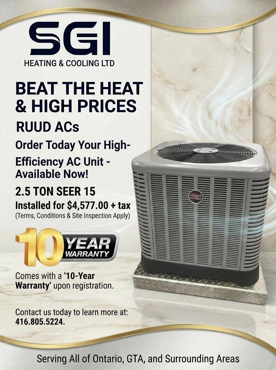 2-1/2 Ton ( SP-RA13NZ30 ) AC  Seer 15  - Spring Promo   ( INSTALLED PRICE )