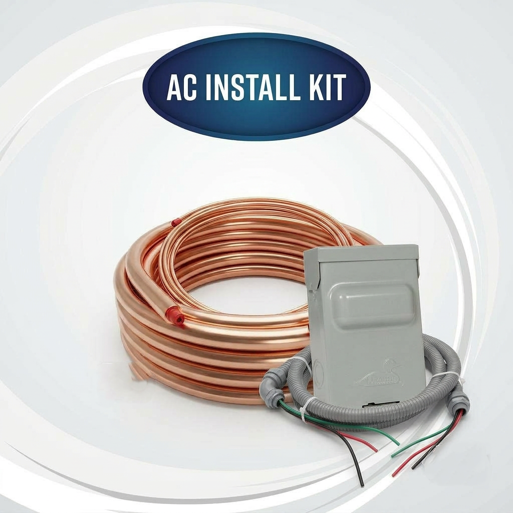 7/8 " Standard + 3/8" Std  ( 50 Ft )  - AC Install Kit