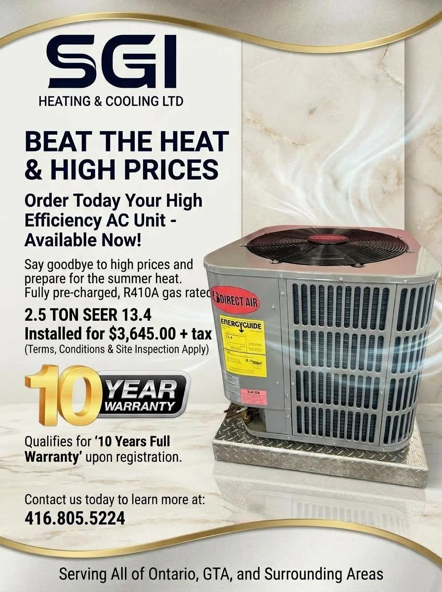 2-1/2 Ton ( SP-MOVA30CN1 )AC Seer 13.4 - Spring Promo   ( INSTALLED PRICE )