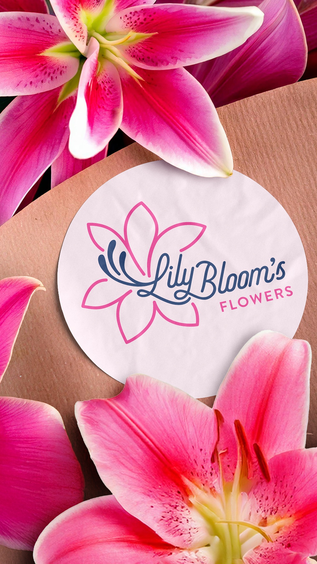 Lily Bloom Visual Identity for Flower Shop