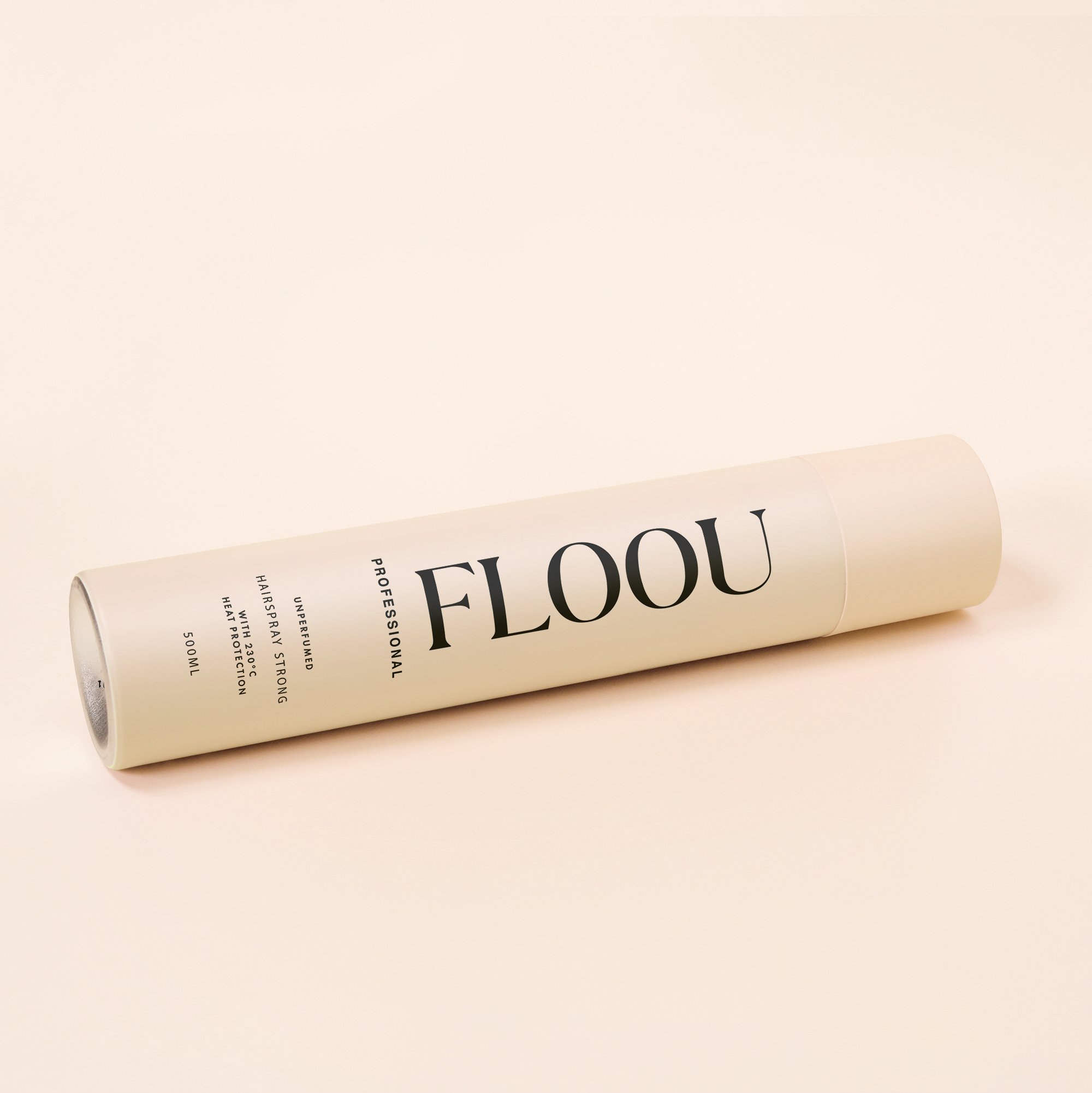 Hiuslakkapullo, vaalea tausta.