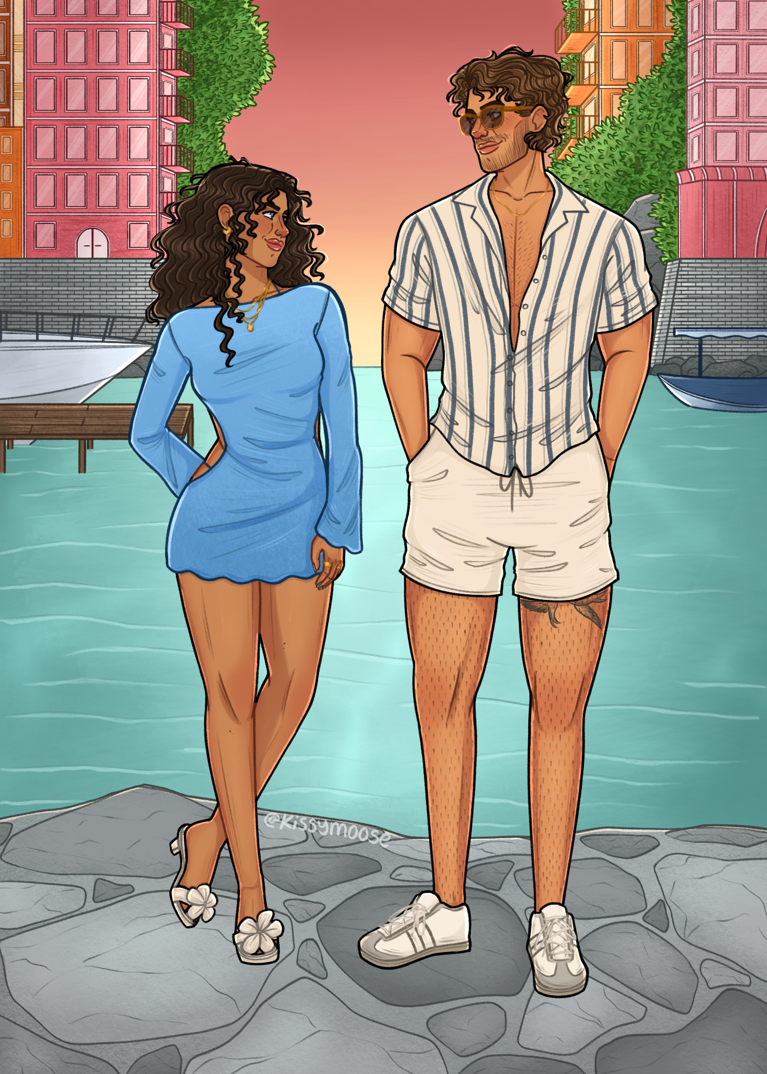 Nicola and Matteo (Blue Dress 2).png