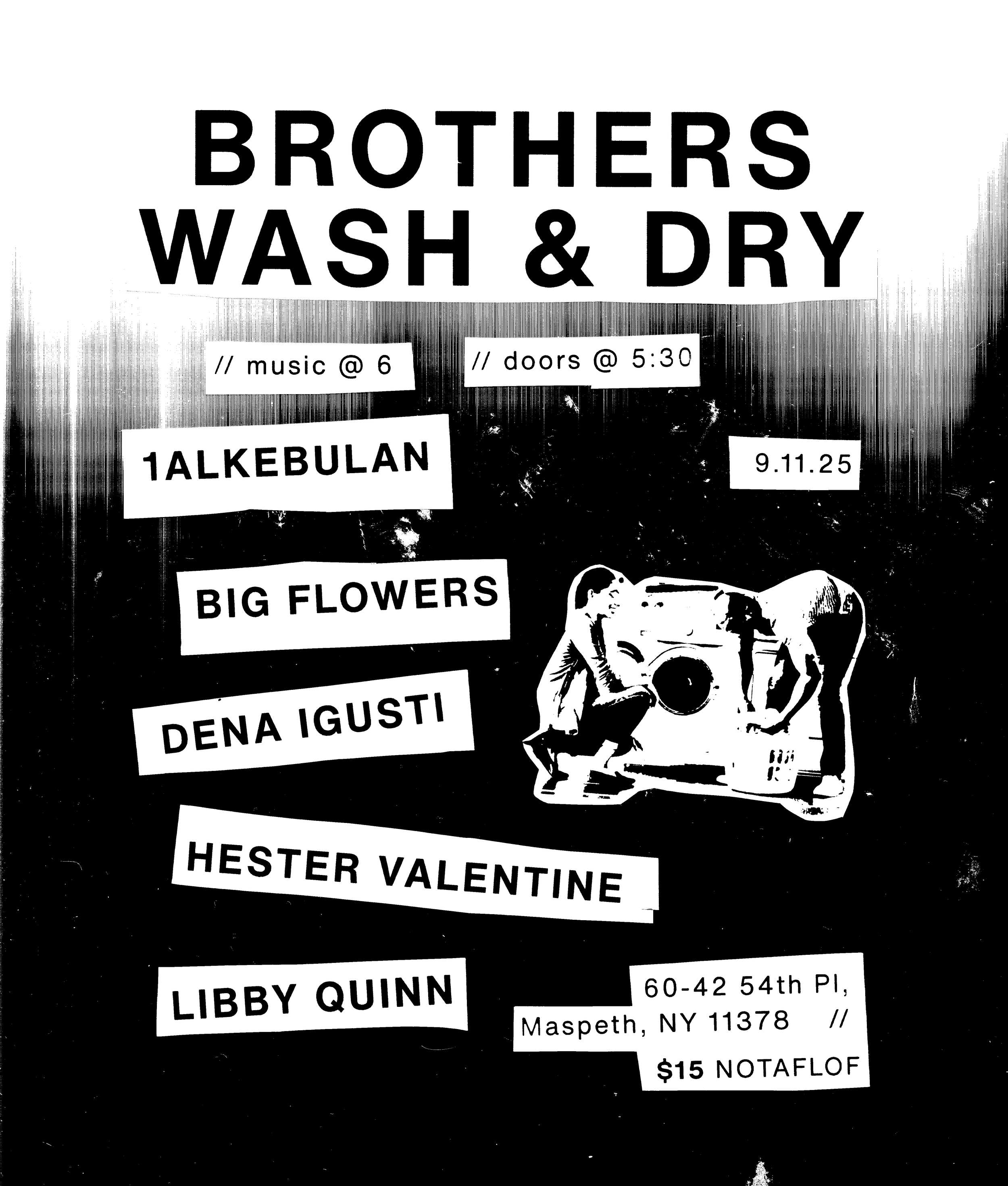 ANALOG SCANNER COLLAGE FLYER