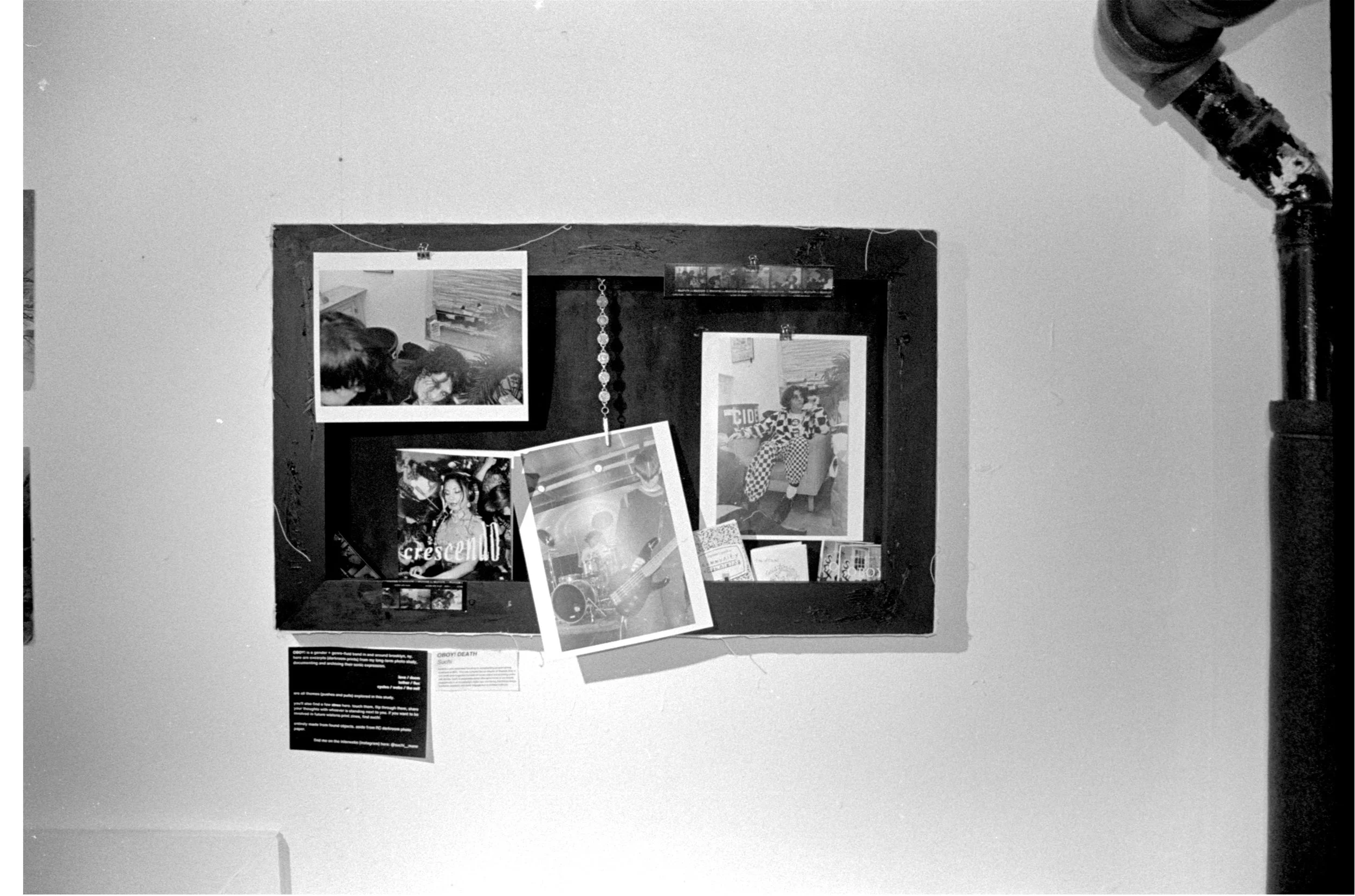 DARKROOM PRINTS ON RC PAPER _ DIY FRAME OUT OF SECONDHAND MATERIALS