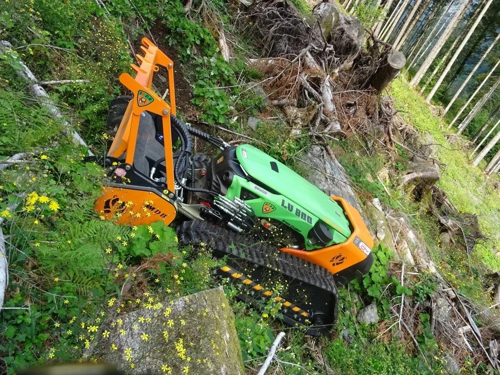 Hillside land clearing solution for areas too steep to mow in the Kentucky, Ohio, and Indiana tri-state area