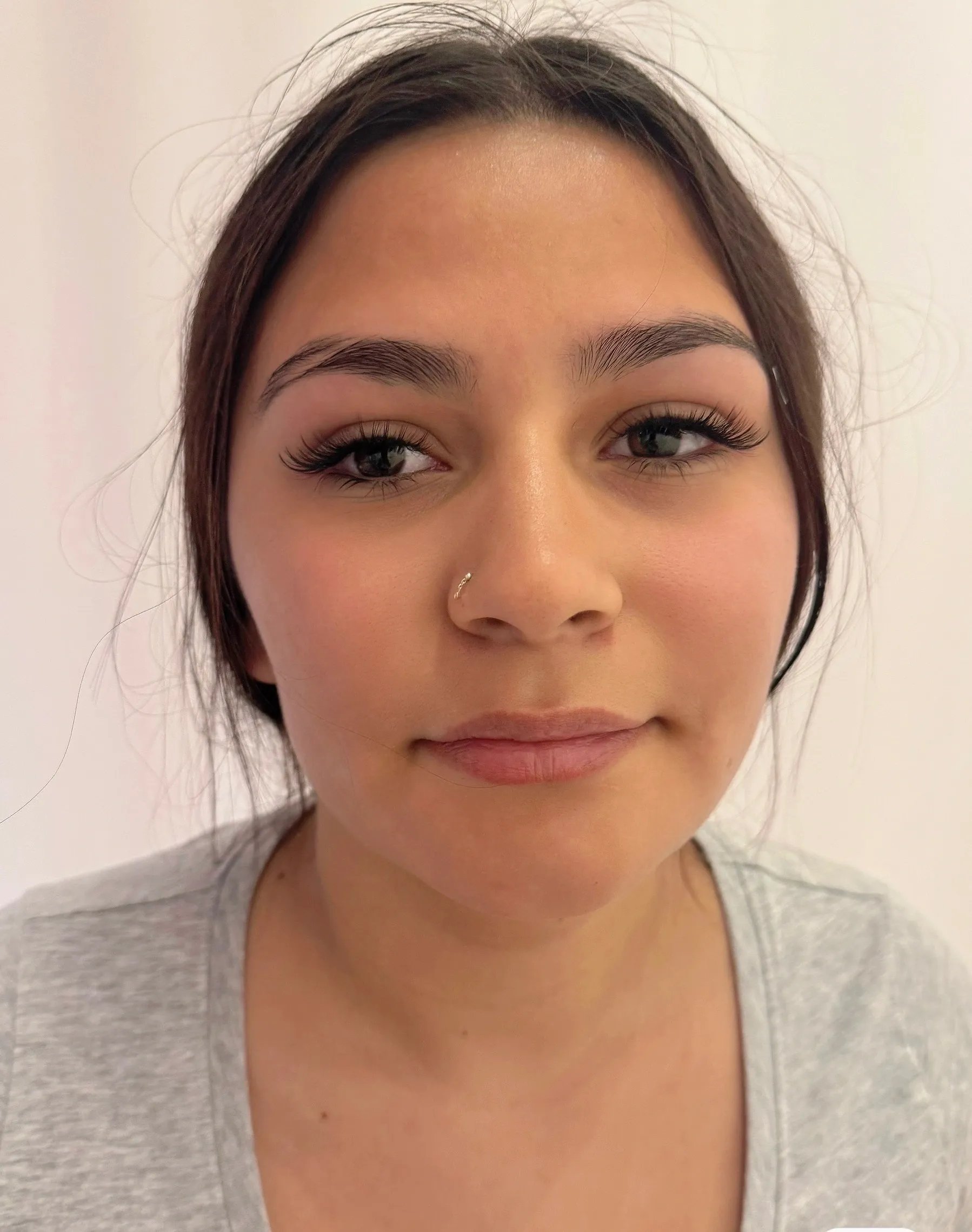 Sun flower style eyelash extensions 