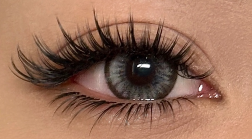 Anime Manga style eyelash extensions