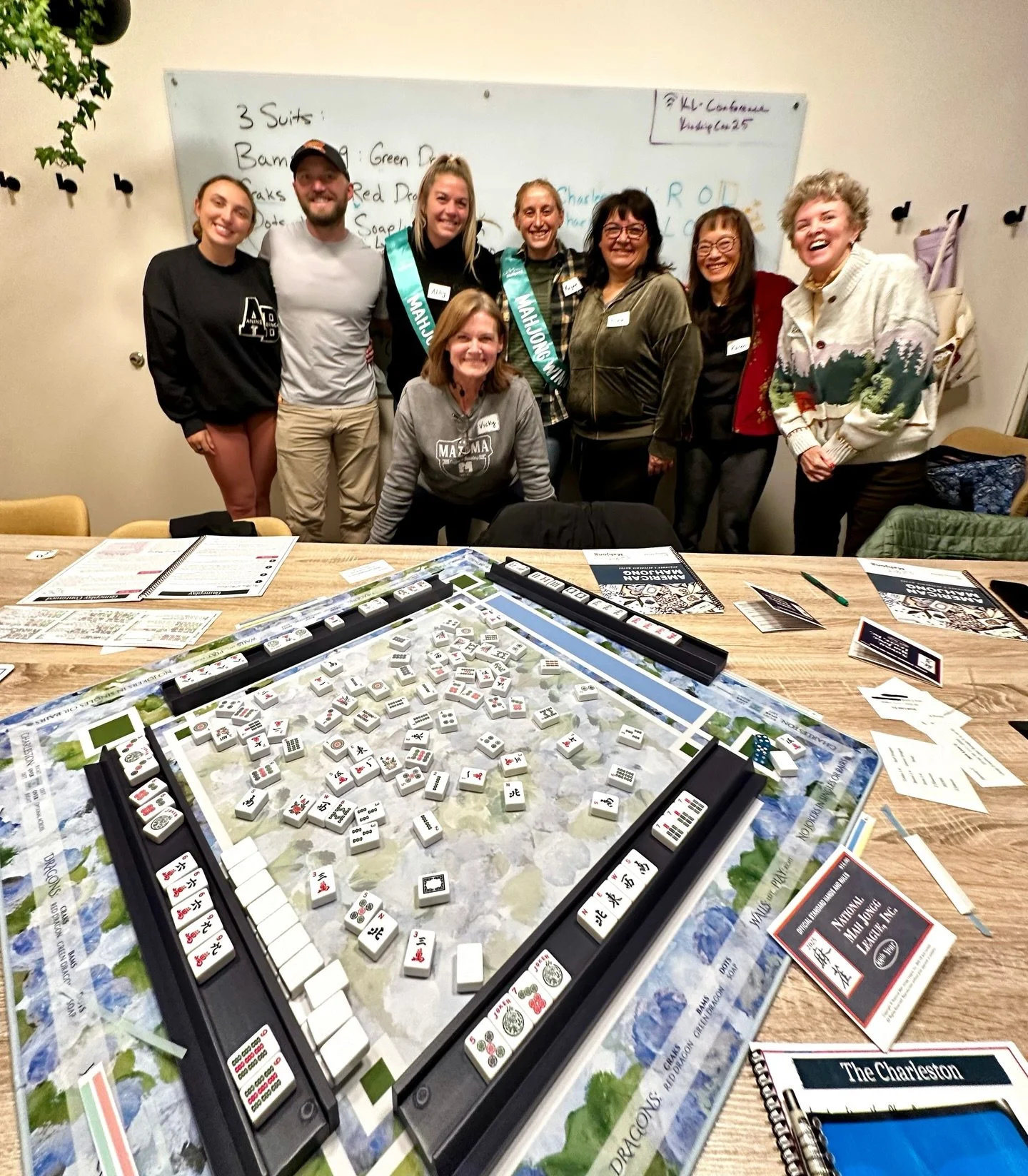 This group brought the BEST energy last night&rsquo;s Intro class!! Can&rsquo;t wait to see them at the table again! 👏🤩

Colorado Springs mahjong, mahjong lessons, mahjong tiles, mahjong class, American mahjong