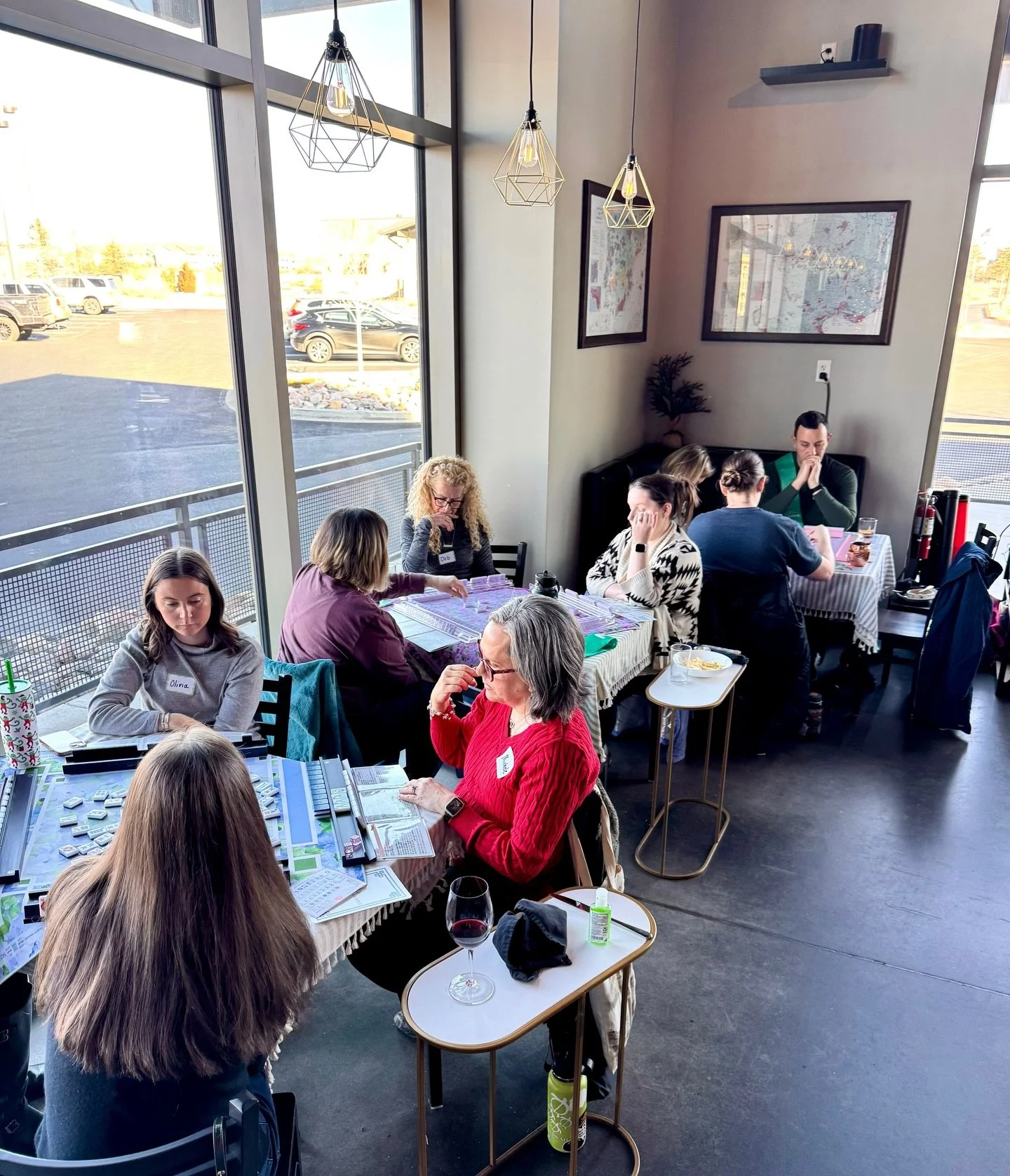 Solid Saturday afternoon of Mahjong! 🀄️🍷 

Colorado Springs mahjong, American mahjong, Colorado mahjong, mahjong open play