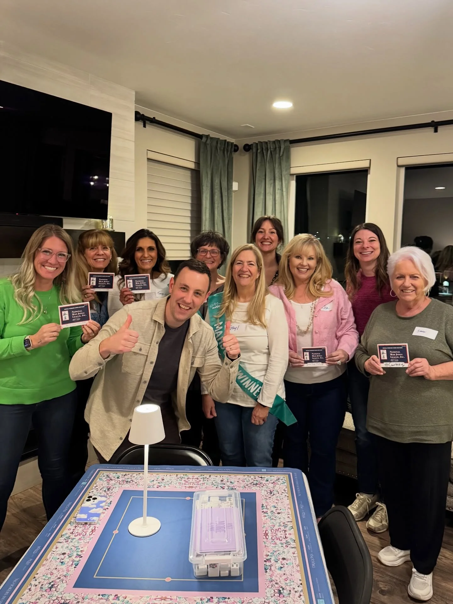 Round 2 for this fun group of ladies! Guided play was a blast last night! 💫 

Also featuring assistant teacher @sam.schreier 😉

Colorado Springs mahjong, mahjong classes, mahjong near me, mahjong private lessons, American mahjong #mahjongcommunity 