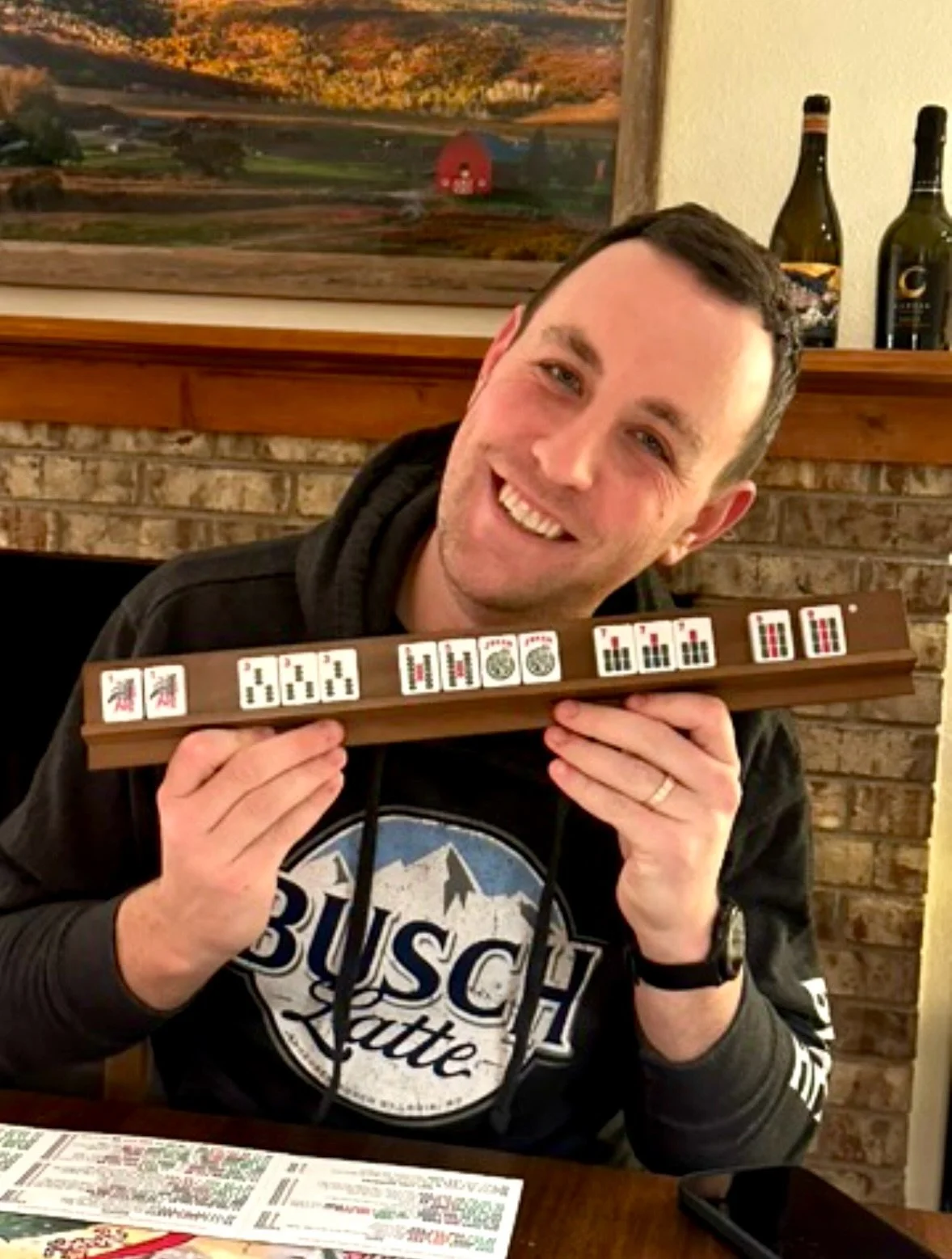 Formally introducing our Assistant Teacher (aka my husband), Sam!
Sam was initially reluctantly roped into the family business, but now he&rsquo;s fully caught the Mahjong fever! These days you&rsquo;ll find him helping lead guided play classes, capt