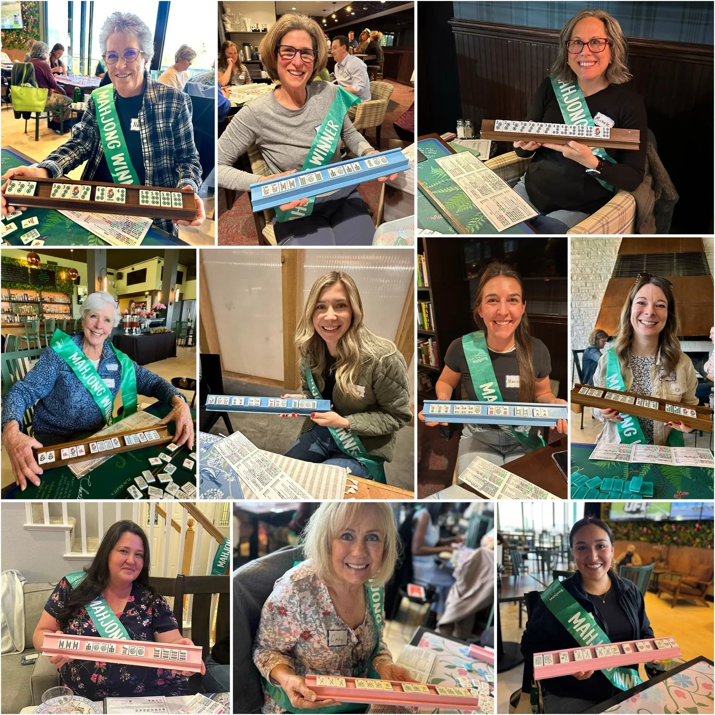 Winner roundup! Just a few of our recent winners that I remembered to take photos of! 😅🥳 Can&rsquo;t wait to start seeing those winning 2026 hands next week! 

Colorado Springs Mahjong, Colorado Mahjong, Mahjong near me, mahjong events, downtown Co