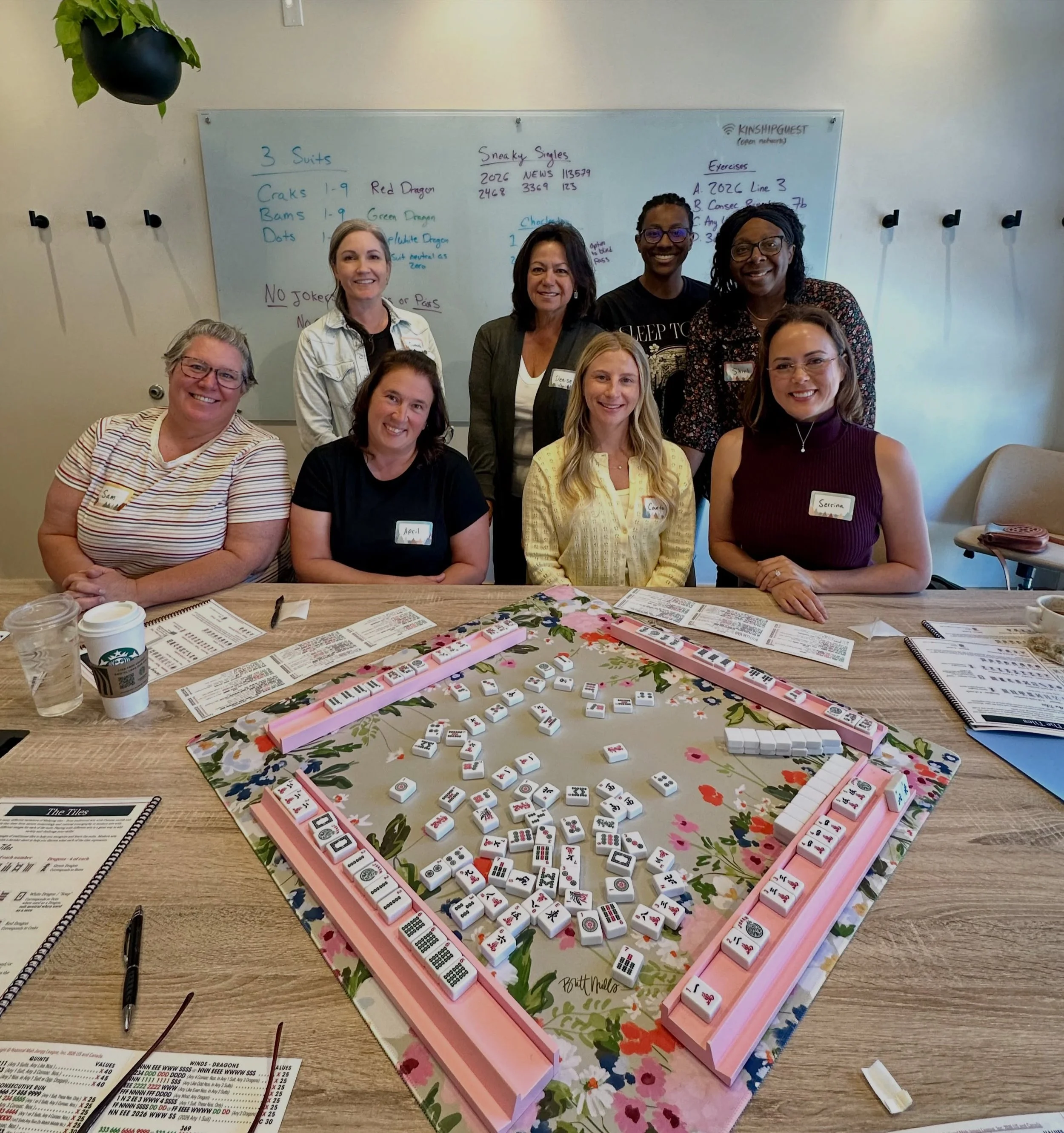 Such a fun intro class this morning! This group was so engaged and had so many great questions- can&rsquo;t wait to see them back for Intro Part 2! 🙌

Colorado Springs mahjong, mahjong classes near me, American mahjong, mahjong lesson, mahjong tiles