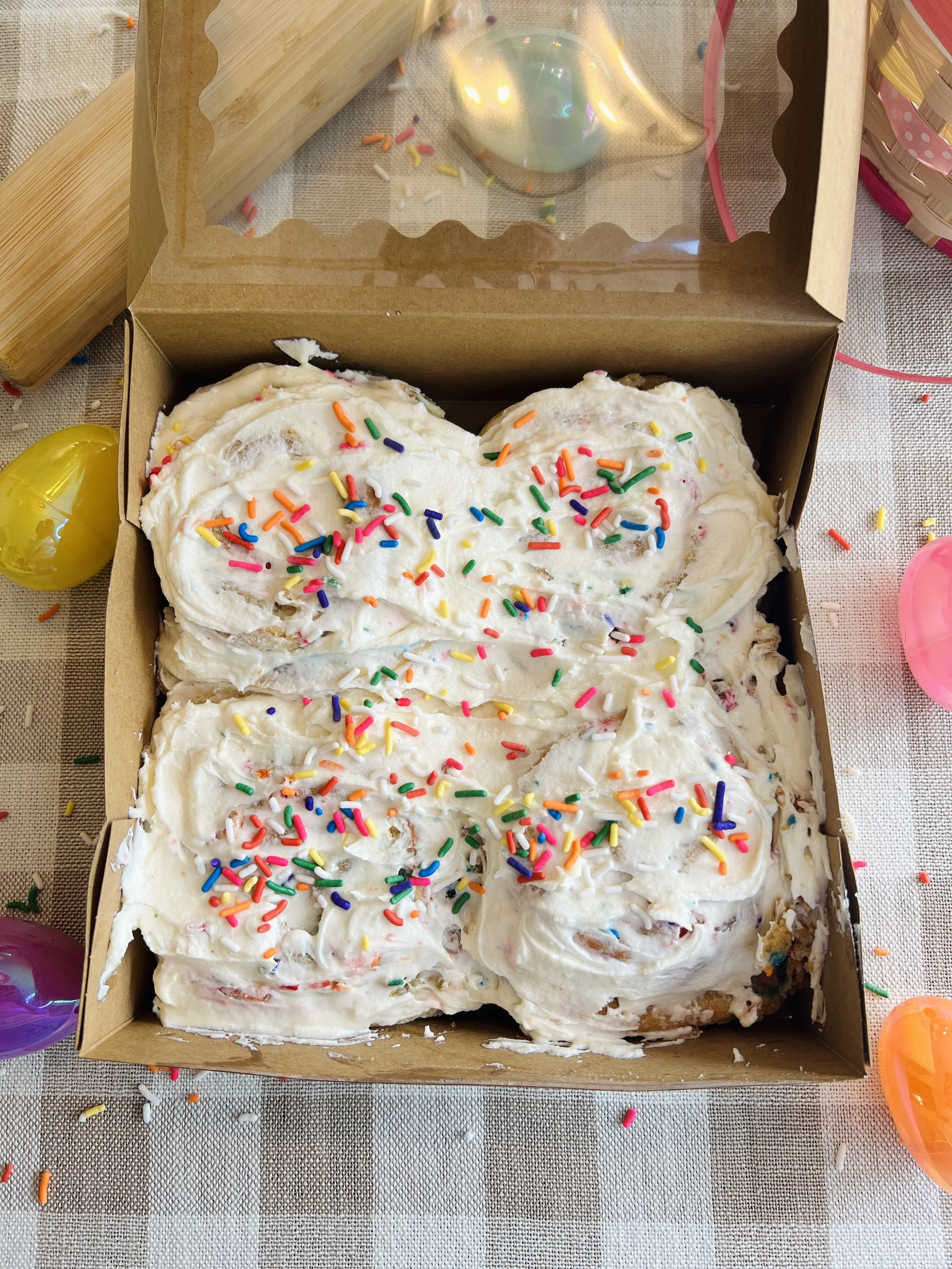 Preorder: Birthday Cake Swirls 4-Pack (Sat, Apr 11th)