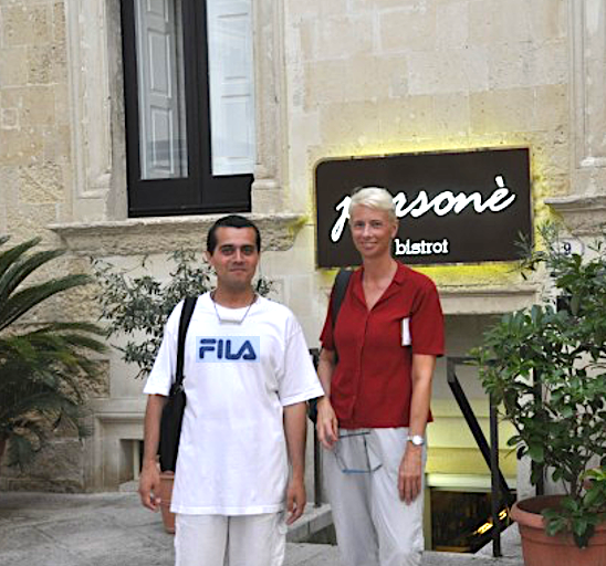 Lecce, Italy: Robin and Giuseppe Pagliare