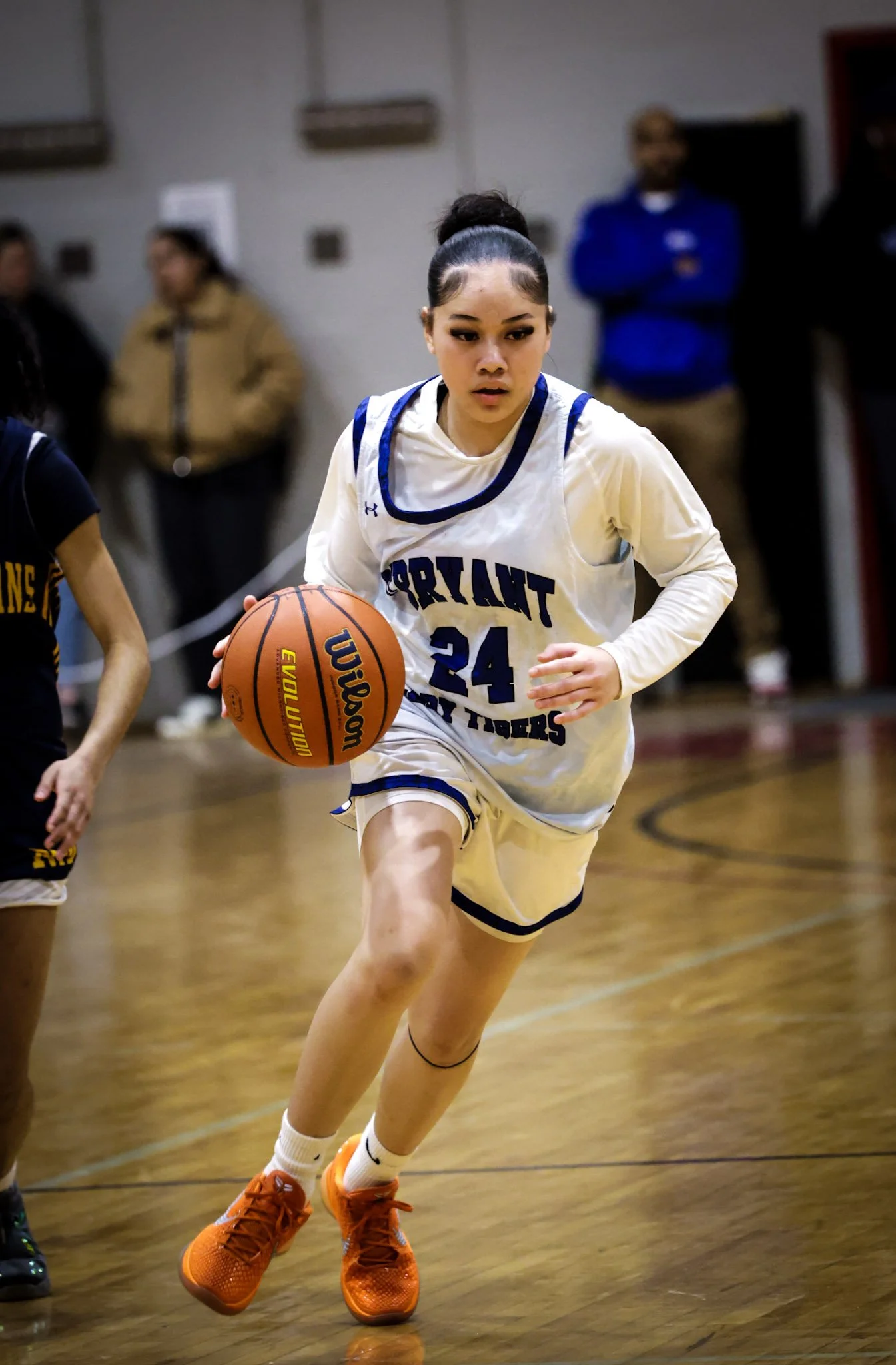 O'Bryant player rushes the defense 